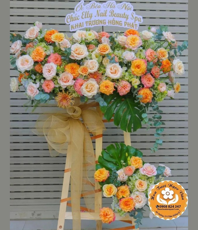 Kệ Hoa Chúc Mừng "Khởi Đầu Ngọt Ngào"