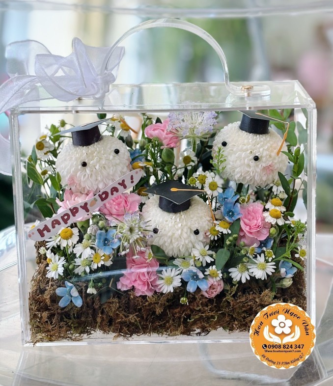 Hộp Hoa Khu Vườn Tốt Nghiệp