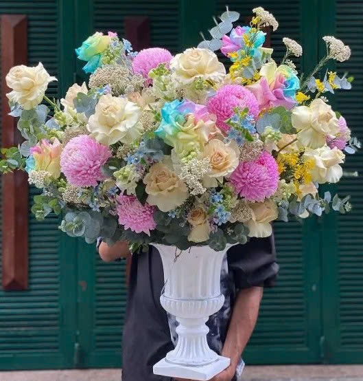 Giỏ hoa Hồng Ngọc