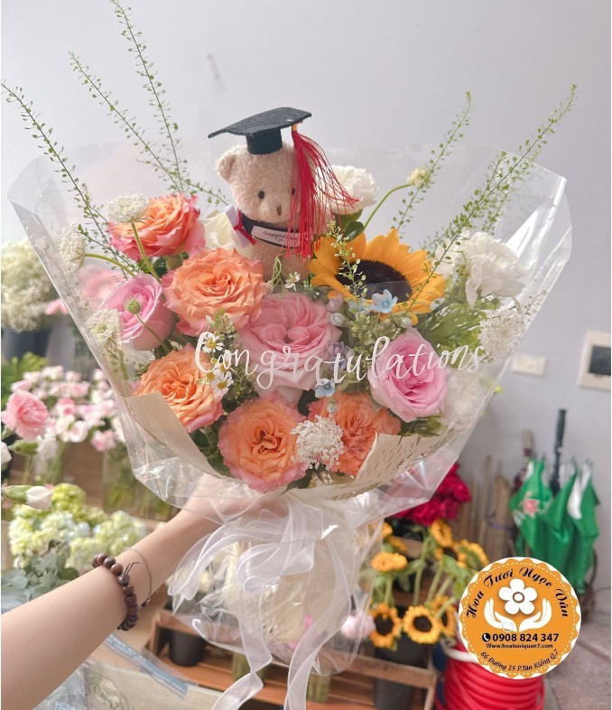 Bó hoa Cử Nhân - Tương Lai Tỏa Sáng