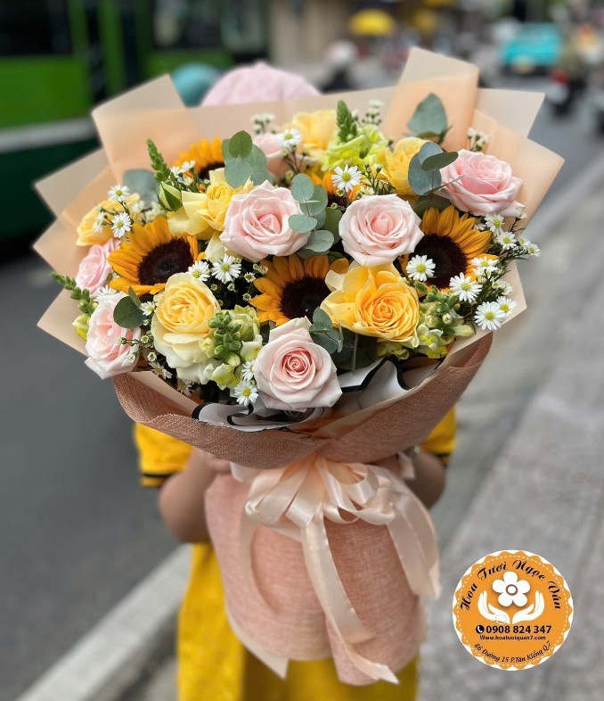 Bó hoa Nắng Mới - Rạng Rỡ Niềm Vui