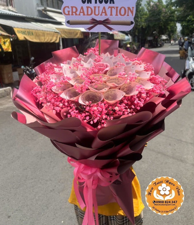 Bó hoa Tiền "Hành Trang Vào Đời"