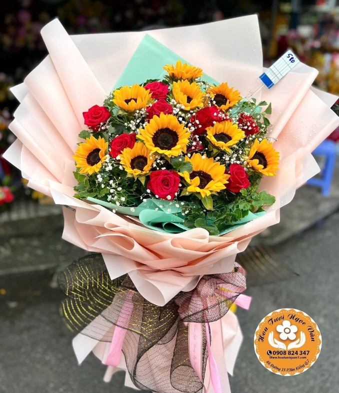 Bó hoa "Em Là Mặt Trời"