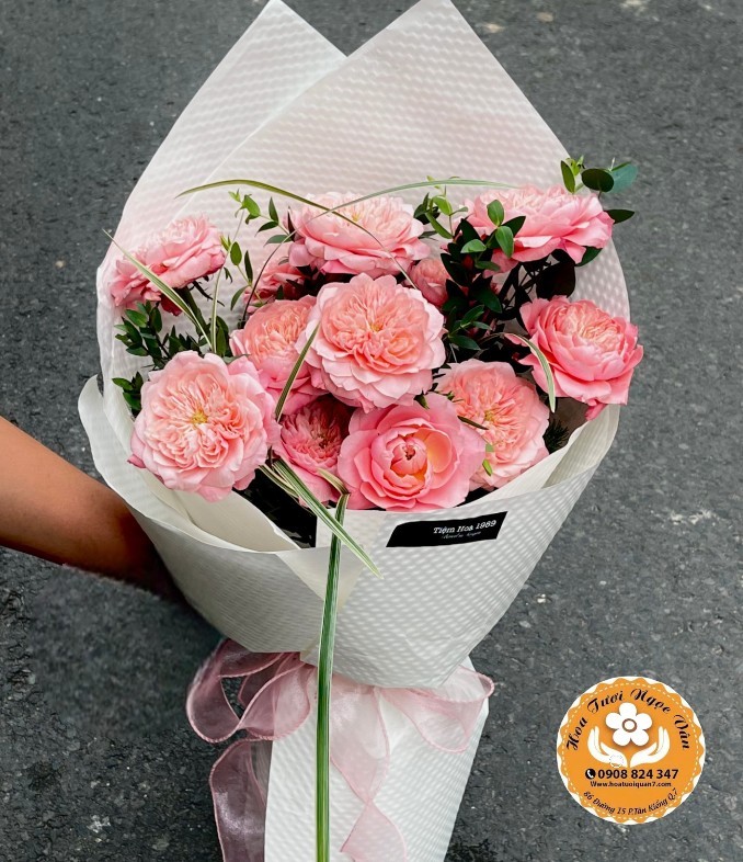 Bó Hoa Hồng Tình Thơ