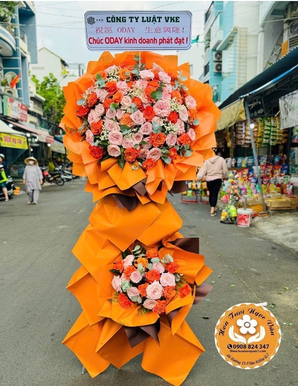 Kệ Hoa Khai Trương - Thành Công Rực Rỡ