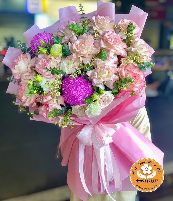 Bó hoa "Niềm Vui Rạng Rỡ"