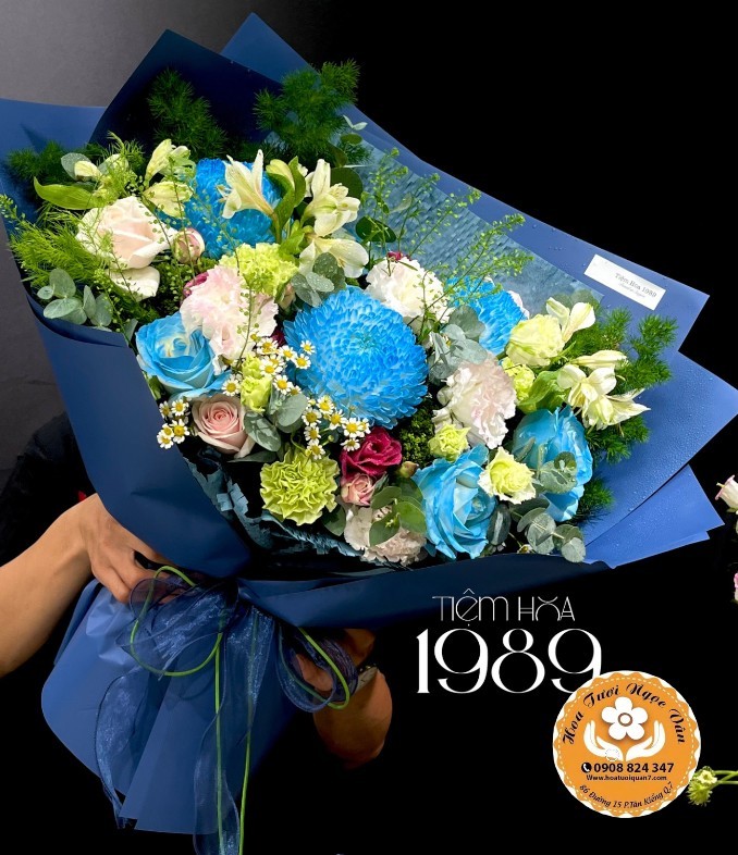 Bó hoa Xanh Hy Vọng