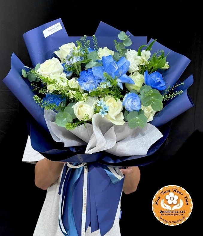 Bó Hoa Biển Xanh Hy Vọng