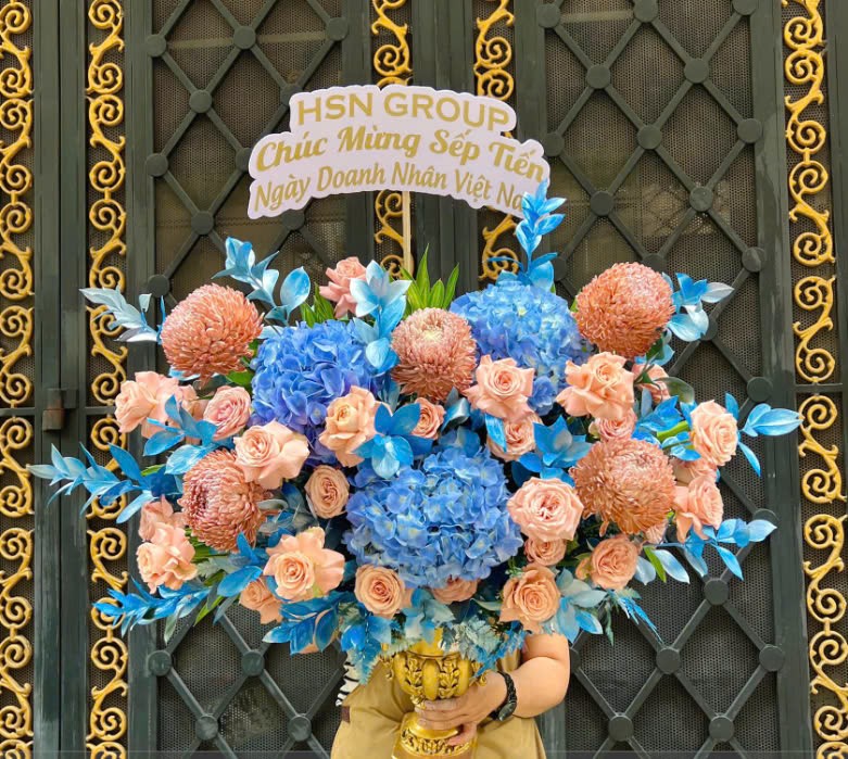 Giỏ hoa Mộng Mơ