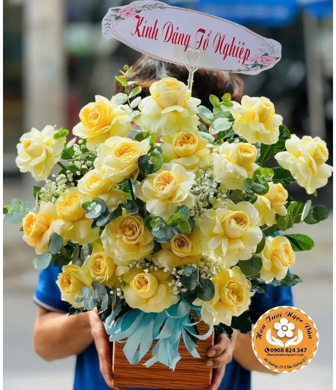 Hộp Hoa Kính Dâng Tổ Nghiệp