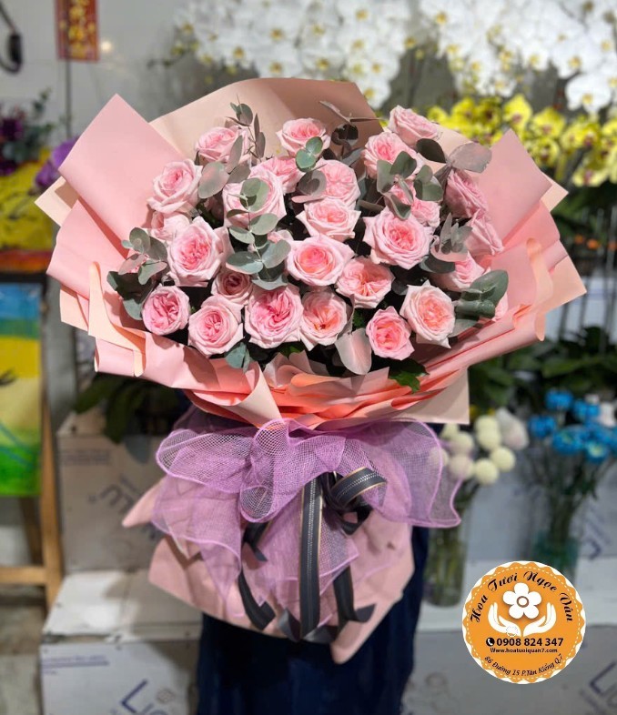 Bó hoa Hồng Phấn - Giai Điệu Ngọt Ngào