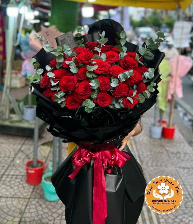 Bó hoa Hồng Đỏ - Nồng Nàn Đam Mê