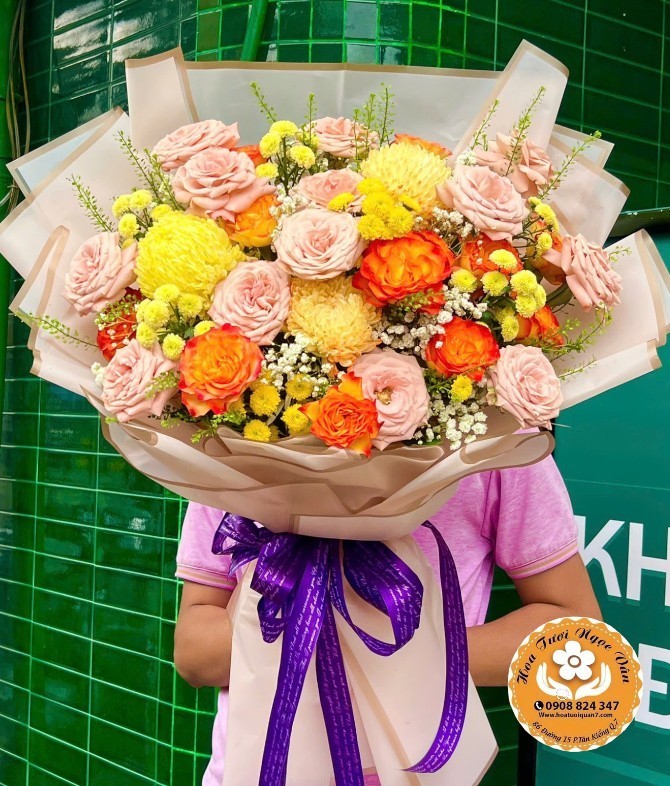 Bó hoa Chúc Mừng - Nắng Hạ