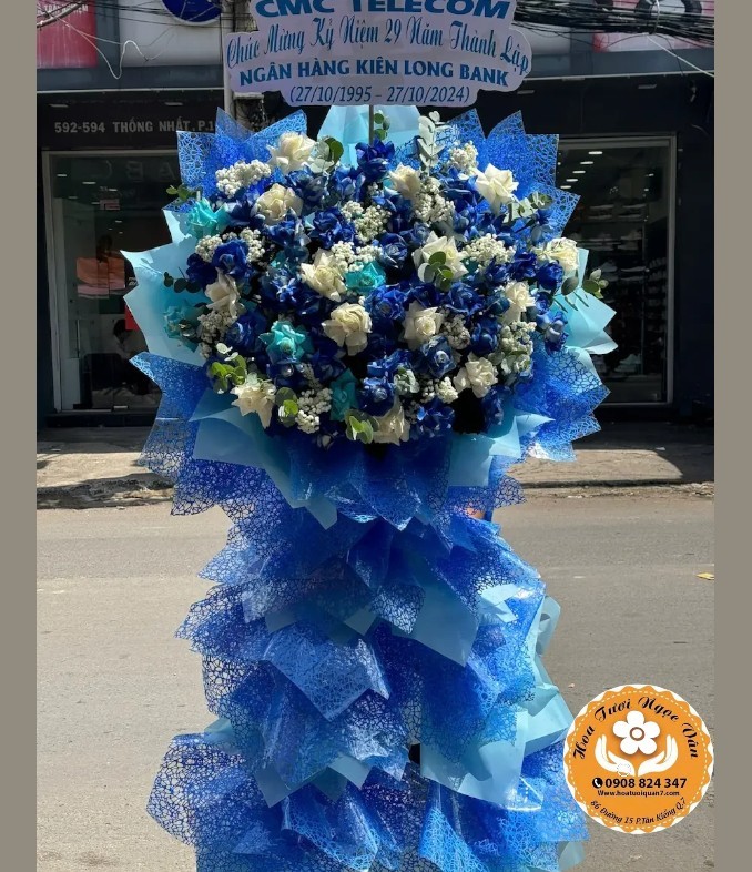 Kệ Hoa Chúc Mừng Vươn Ra Biển Lớn