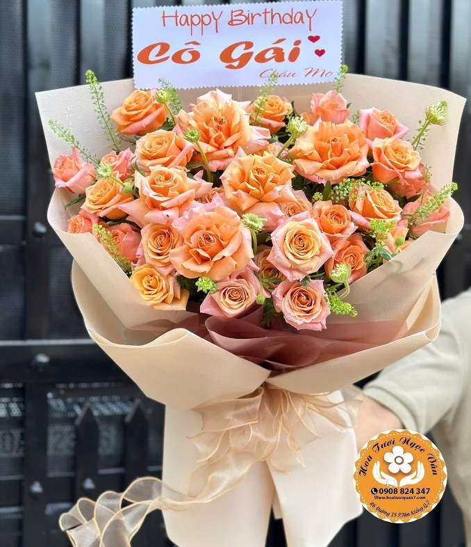 Bó Hoa "Hoàng Hôn Dịu Dàng"